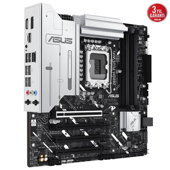ASUS PRIME Z890M-PLUS WIFI-7 DDR5 HDMI DP PCIE 5.0 1851p mATX - Resim 5