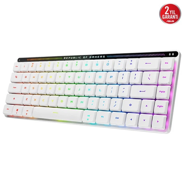 ASUS ROG FALCHION RX Kablosuz Low Profile Aura Sync Oyuncu Klavyesi - 2