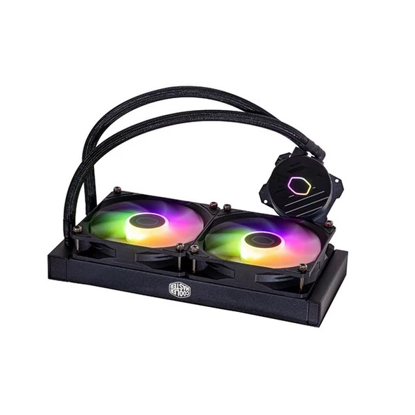 COOLERMASTER 240MM CORE 240L SPECTRUM ARGB AM5-1700P SIVI SOĞUTMALI İŞLEMCİ FANI - Resim 4