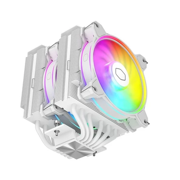 COOLERMASTER HYPER 622 HALO ARGB AM5-1700P HAVA SOĞUTMALI DUAL İŞLEMCİ FANI BEYAZ - 2