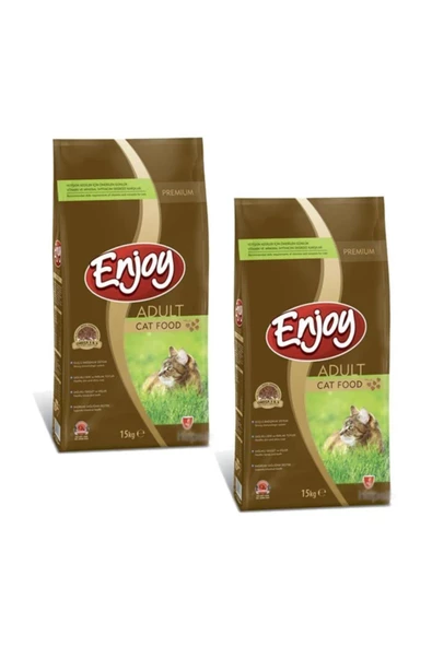 Enjoy Tavuklu Kedi Maması 15 kg x 2 Adet