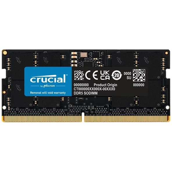 CRUACIAL 16GB DDR5 5200MHZ NOTEBOOK RAM VALUE CT16G52C42S5