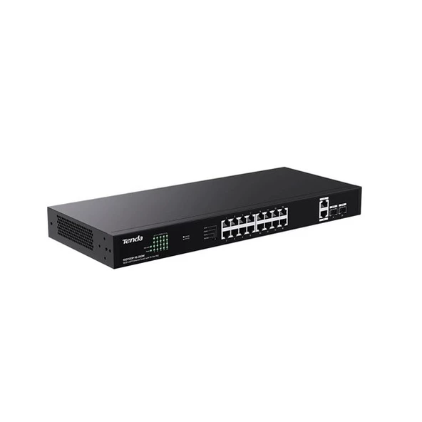 TENDA 16port 250w FULL PoE TEG1120P-16-250W GIGABIT 2X UPLINK-2X SFP Yönetilemez Switch - 2