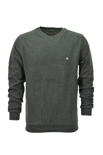 Erkek Büyük Beden Sıfır Yaka Sweatshirt  6834 BT BGL-ST04021 ürün görseli