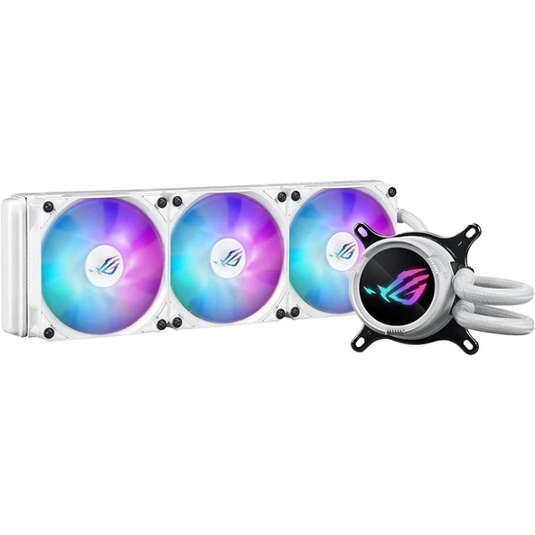 ASUS 360MM ROG STRIX LC III ARGB AM5-1700P SIVI SOĞUTMALI İŞLEMCİ FANI BEYAZ - 3