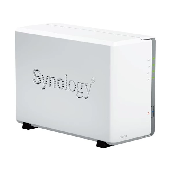 SYNOLOGY DS223J REALTEK QC 1 GB RAM- 2-diskli Nas Server (Disksiz) - 6
