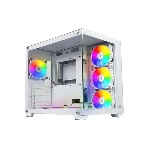 POWERBOOST PB-SS02W SEA WIEW 7-RGB FANLI GAMING MID-TOWER PC KASASI BEYAZ
