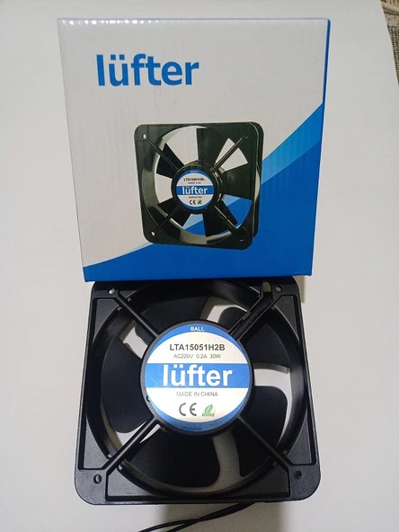 LÜFTER LTA 15051H2B RULMANLI KARE FAN - 4