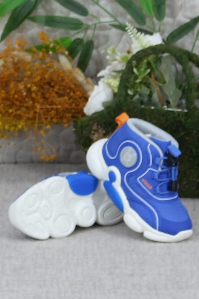 Vicco 946.B24K.434 Saks Mavi Vento Hafif Rahat Phylon Taban Işıklı Çocuk Bot - 5