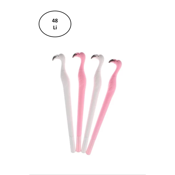 Taros Unıck Color Big Flamingo Jel Kalem 3254 48'li