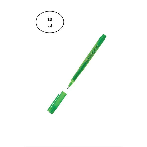 Broadpen 1554 Yeşil ADEL.5020155467 Faber Castell 10'lu