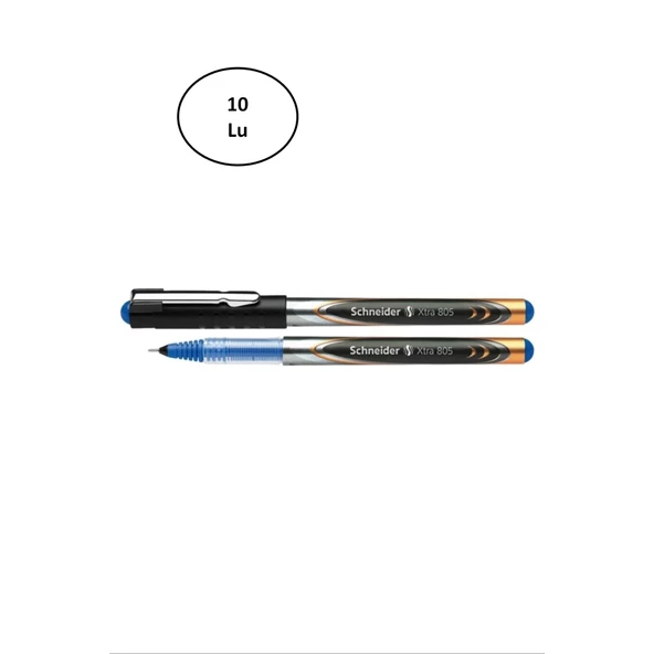 SCX036 805 Roller Kalem Xtra İğne Uç 0.5 mm Mavi 10'lu
