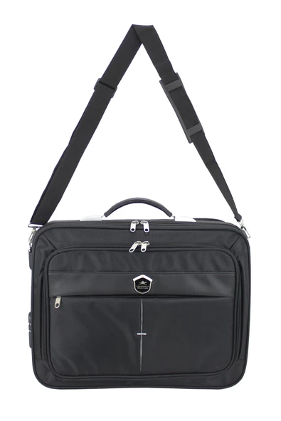 Siyah 17.3 inç Laptop Evrak Çantası - 3