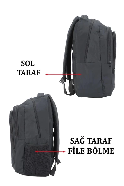Basic Siyah Okul Sırt Çantası - 2