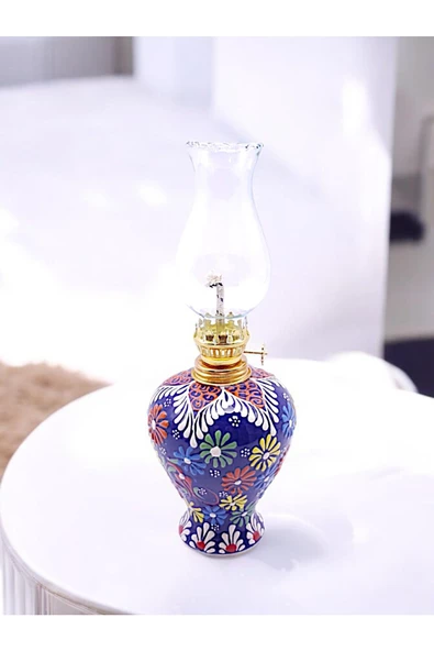 sharpart  Sharp&art Çini El Işlemesi Dekoratif Gaz Lambası - 5