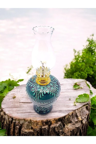 sharpart  Sharp&art Çini El Işlemesi Dekoratif Gaz Lambası - Resim 4