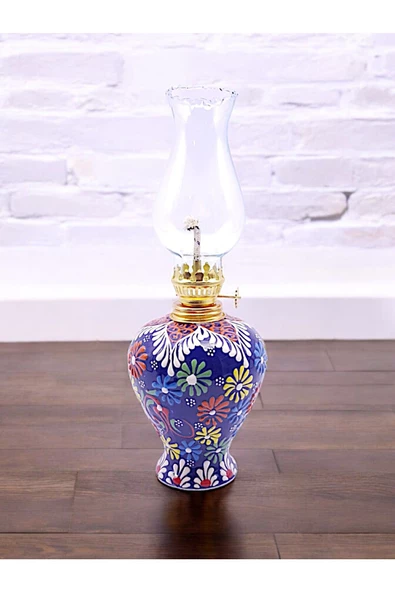 sharpart  Sharp&art Çini El Işlemesi Dekoratif Gaz Lambası - 4