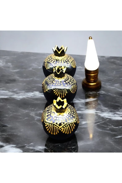 sharp&art  SERAMİK,EL İŞLEMESİ,ATEŞTE AÇAN LALELER DEKORATİF OBJE SETLERİ,YALDIZLI VE SİMLİ 5 FARKLI SEÇENEK - Resim 3