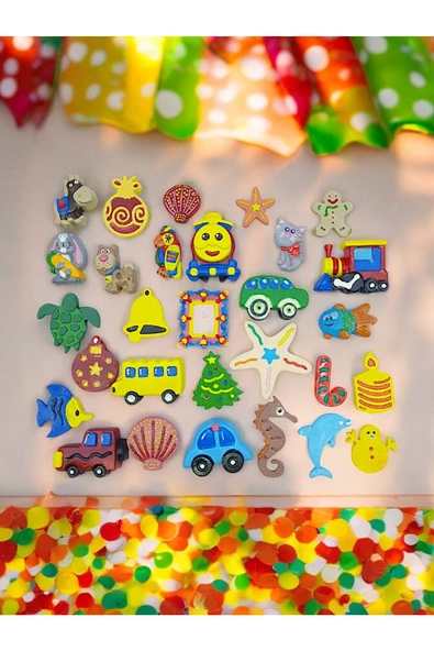 sharp&art Taş Boyama Anne-çocuk Etkinliği, 30 Parça Taş Boyama Seti, El Beyin Gelişimi Için Aktivite ürün görseli