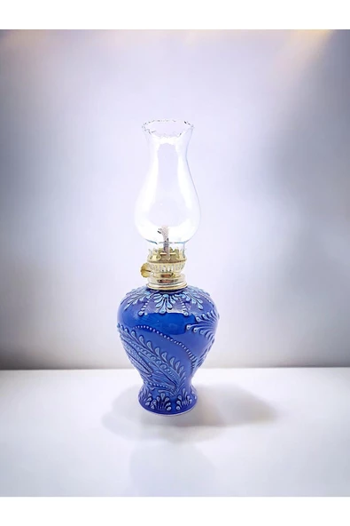 sharpart  Sharp&art Çini El Işlemesi Dekoratif Gaz Lambası
