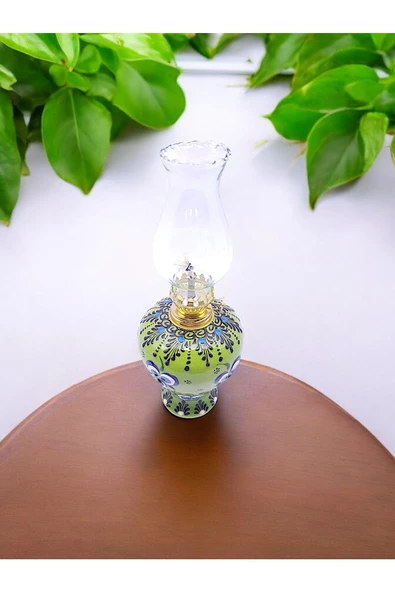 sharpart  Sharp&art Çini El Işlemesi Dekoratif Gaz Lambası - 7