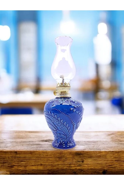 sharpart  Sharp&art Çini El Işlemesi Dekoratif Gaz Lambası - 6