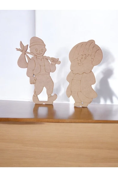 sharp&art  Türk Kahramanlar Nasreddin Hoca Ve Keloğlan Büyük Boy Ahşap Hobi Boyama Seti,4 Farklı Model Ile - 5