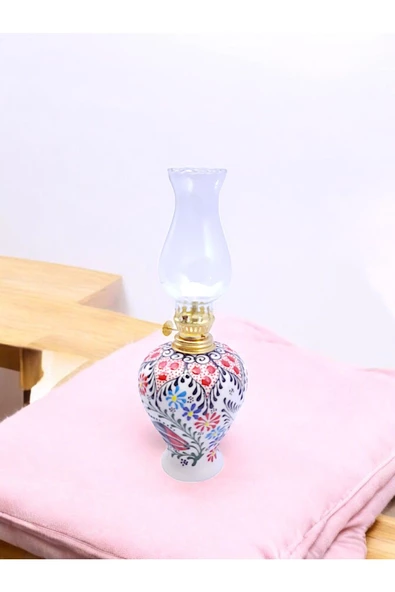 sharpart  Sharp&art Çini El Işlemesi Dekoratif Gaz Lambası - Resim 5