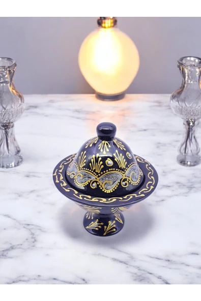sharp&art  SERAMİK,EL İŞLEMESİ,ATEŞTE AÇAN LALELER DEKORATİF OBJE SETLERİ,YALDIZLI VE SİMLİ 5 FARKLI SEÇENEK - 6