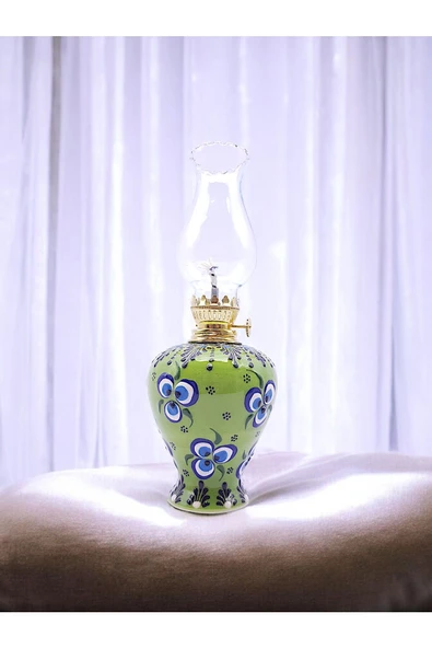 sharpart  Sharp&art Çini El Işlemesi Dekoratif Gaz Lambası - 5