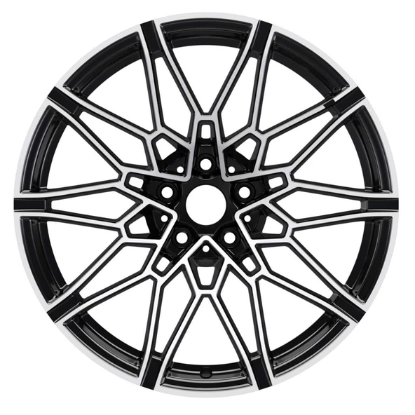 EMR-A338-01 8.5x19"-5x112 ET30 66.6 Black Diamond Jant (4 Adet) - 2
