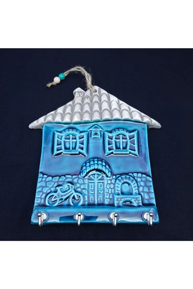 sharp&art  GERÇEK EL İŞLEMESİ SERAMİK,DEKORATİF ANAHTAR ASKISI - Resim 5