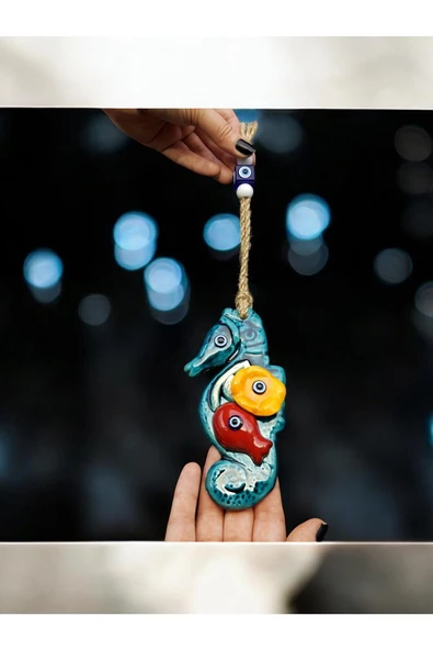 sharp&art  Bahçe,duvar Ve Kapılar Için Askılı,nazar Boncuklu Çini Süslemeler,10 Farklı Model - Resim 2