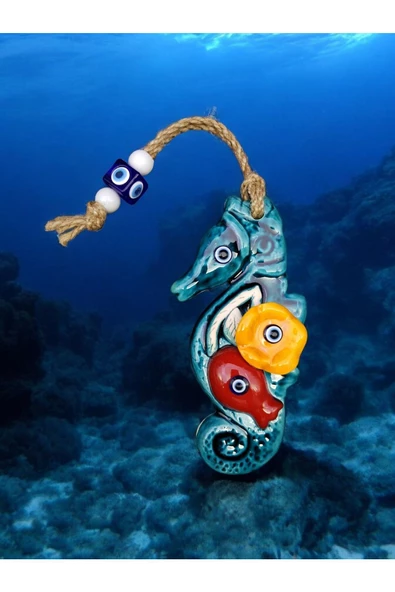 sharp&art  Bahçe,duvar Ve Kapılar Için Askılı,nazar Boncuklu Çini Süslemeler,10 Farklı Model ürün görseli 1