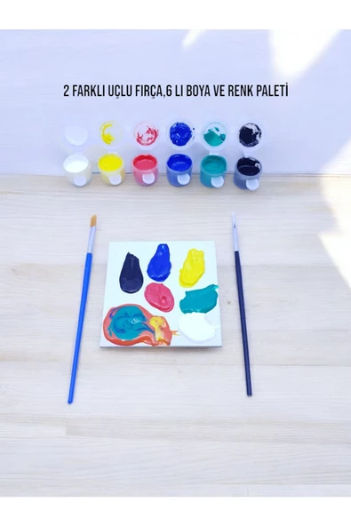sharpart  sharp&art Ahşap Mandala Hobi Boyama Setleri - 3