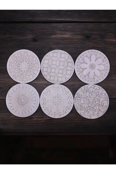 sharpart  sharp&art Ahşap Mandala Hobi Boyama Setleri - 2