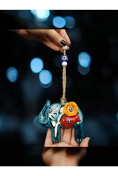 sharp&art  Bahçe,duvar Ve Kapılar Için Askılı,nazar Boncuklu Çini Süslemeler,10 Farklı Model - Resim 2