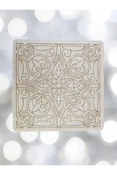 sharp&art  12 Farklı Model 20 Cm Ahşap Mandala,okul Aktivite,sanatsal Eğitim Hobi Seti (6LI BOYA VE FIRÇA SETİ) - 2