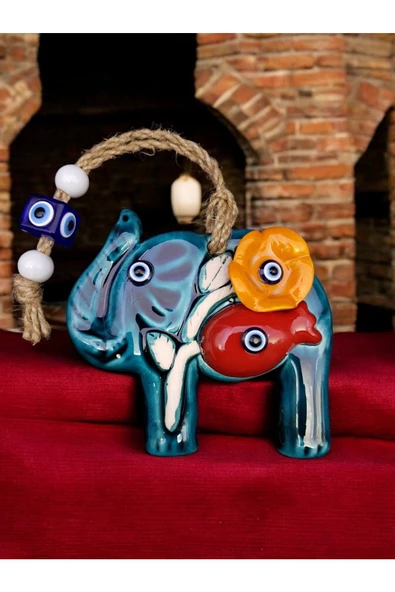 sharp&art  Bahçe,duvar Ve Kapılar Için Askılı,nazar Boncuklu Çini Süslemeler,10 Farklı Model ürün görseli 1