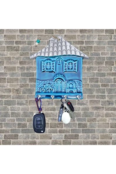 sharp&art  GERÇEK EL İŞLEMESİ SERAMİK,DEKORATİF ANAHTAR ASKISI ürün görseli
