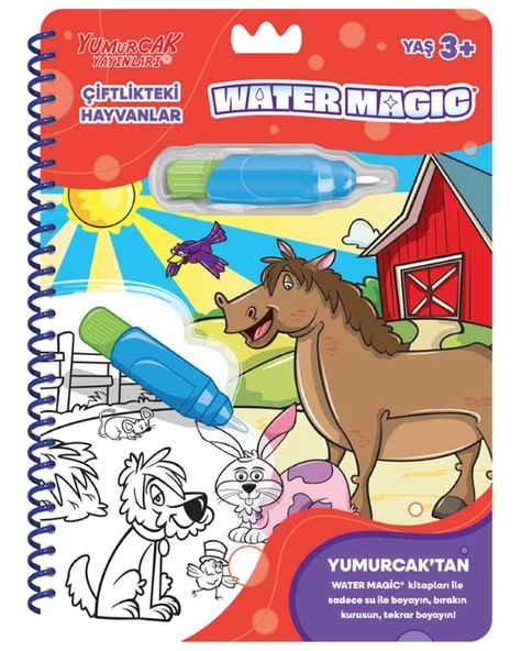 Çiftlikteki Hayvanlar Water Magic Yumurcak Yayınları