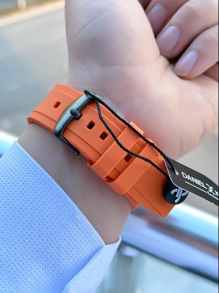 Daniel Klein Silikon Kordon İç Fonksiyonları Aktif 30 Mt Suya Dayanıklı Erkek Kol Saati EDK.10447.3 - Resim 5