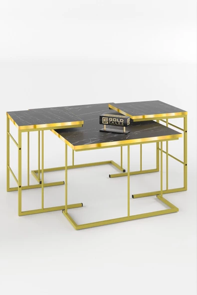 Gold Falez ORTA SEHPA VE ZİGON SEHPA SOLO SET GOLD BENDİR - Resim 5