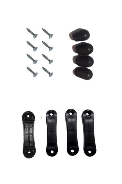 ilkal 4 Adet Plastik Bağlama Aparatı Ve Vida Takımı