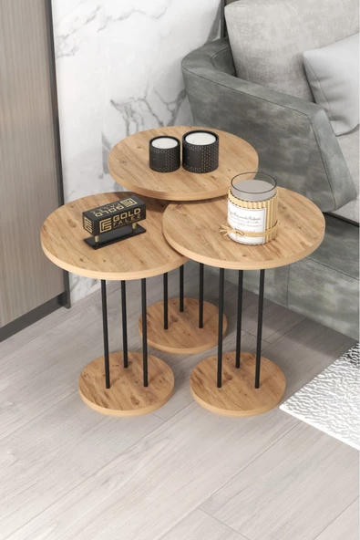 Gold Falez ZİGON SEHPA TERRA ATLANTİK ÇAM ürün görseli 1