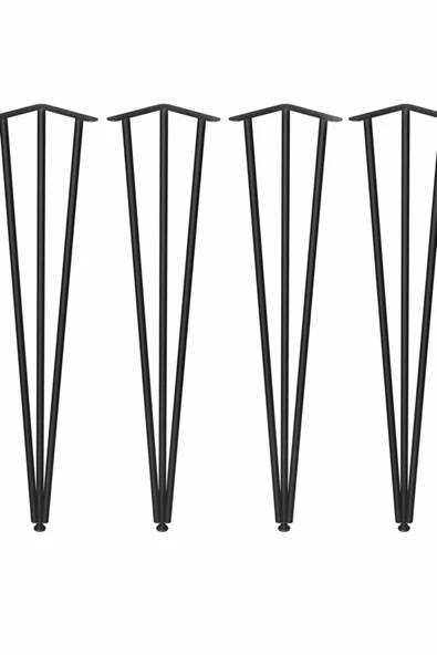 ilkal Tel Masa Ayakları 4 Adet 70 Cm Firkete Ayak - Masa Ayakları - Tek Ebat