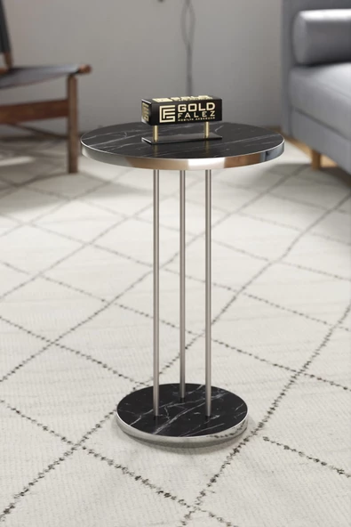 Gold Falez ORTA SEHPA VE ZİGON SEHPA TERRA SET GÜMÜŞ BENDİR - 6