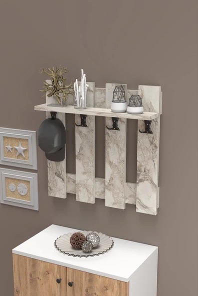 Gold Falez ASKILIK PORTMANTO ÇİT DUVAR ASKILIĞI ELBİSE ASKILIĞI EFES - 5