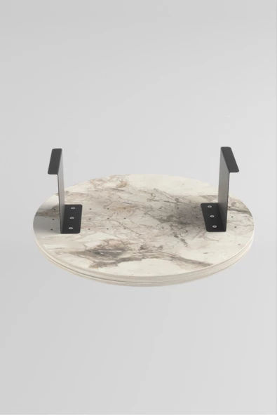 ilkal Yan Sehpa Ayarlanabilir Tepsi Dekoratif Modern Tepsi Koltuk Sehpası Efes - 5