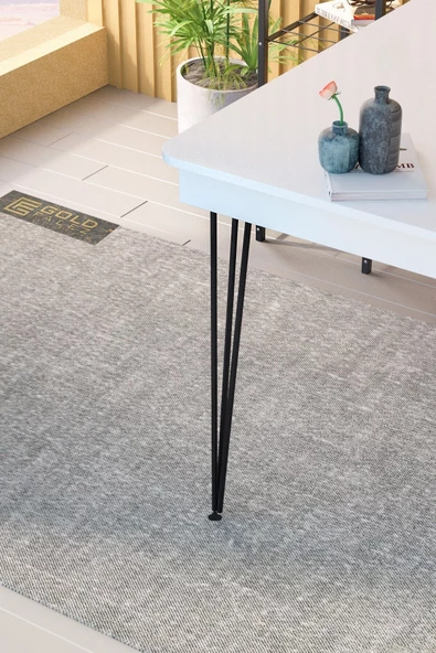 ilkal Tel Masa Ayakları 4 Adet 70 Cm Firkete Ayak - Masa Ayakları - Tek Ebat - 3